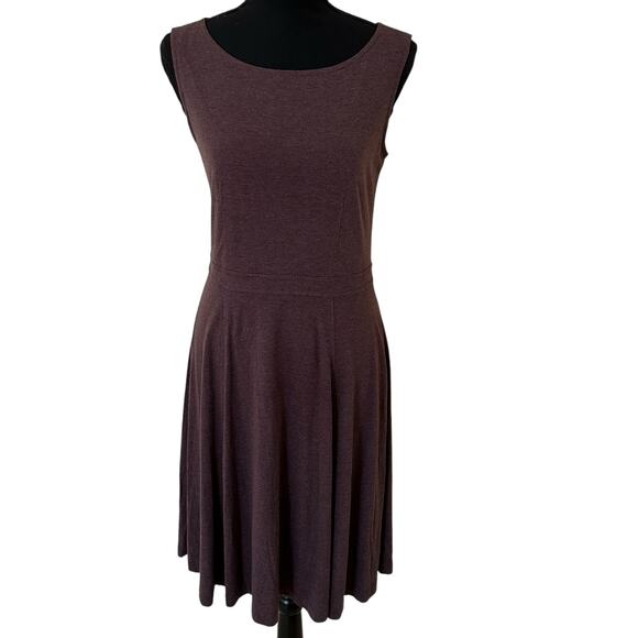 LOFT Sleeveless Purple Dress - Picture 4 of 7